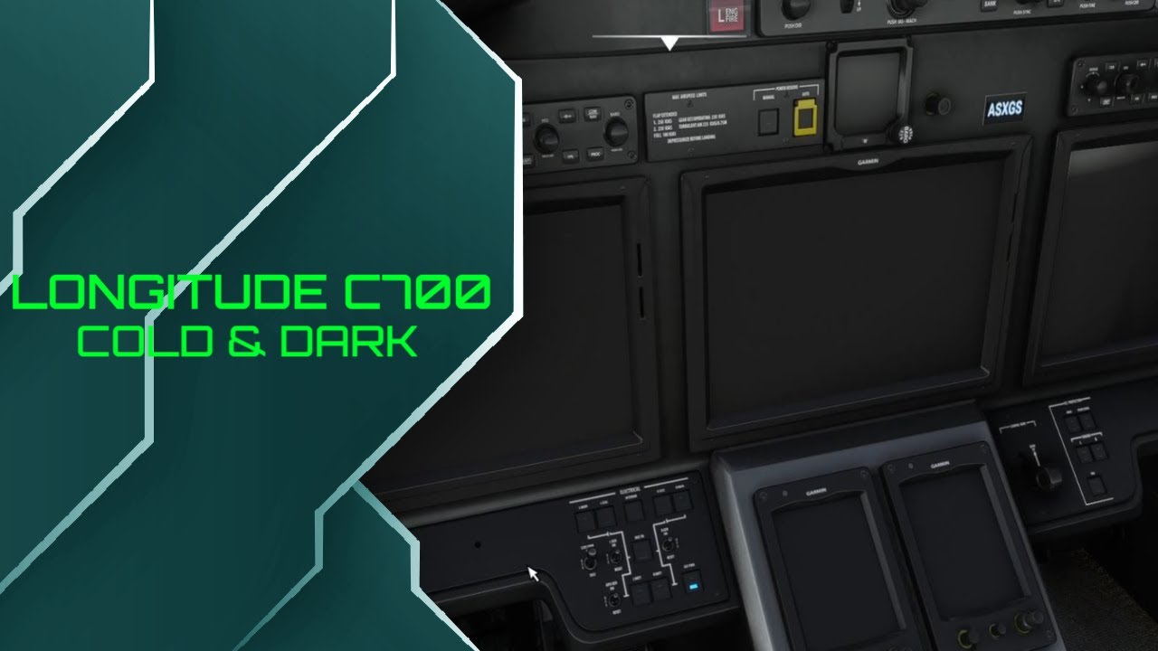 Arranque Cold And Dark Cessna Citation Longitude C700 MSFS 2020 Puesta en Marcha