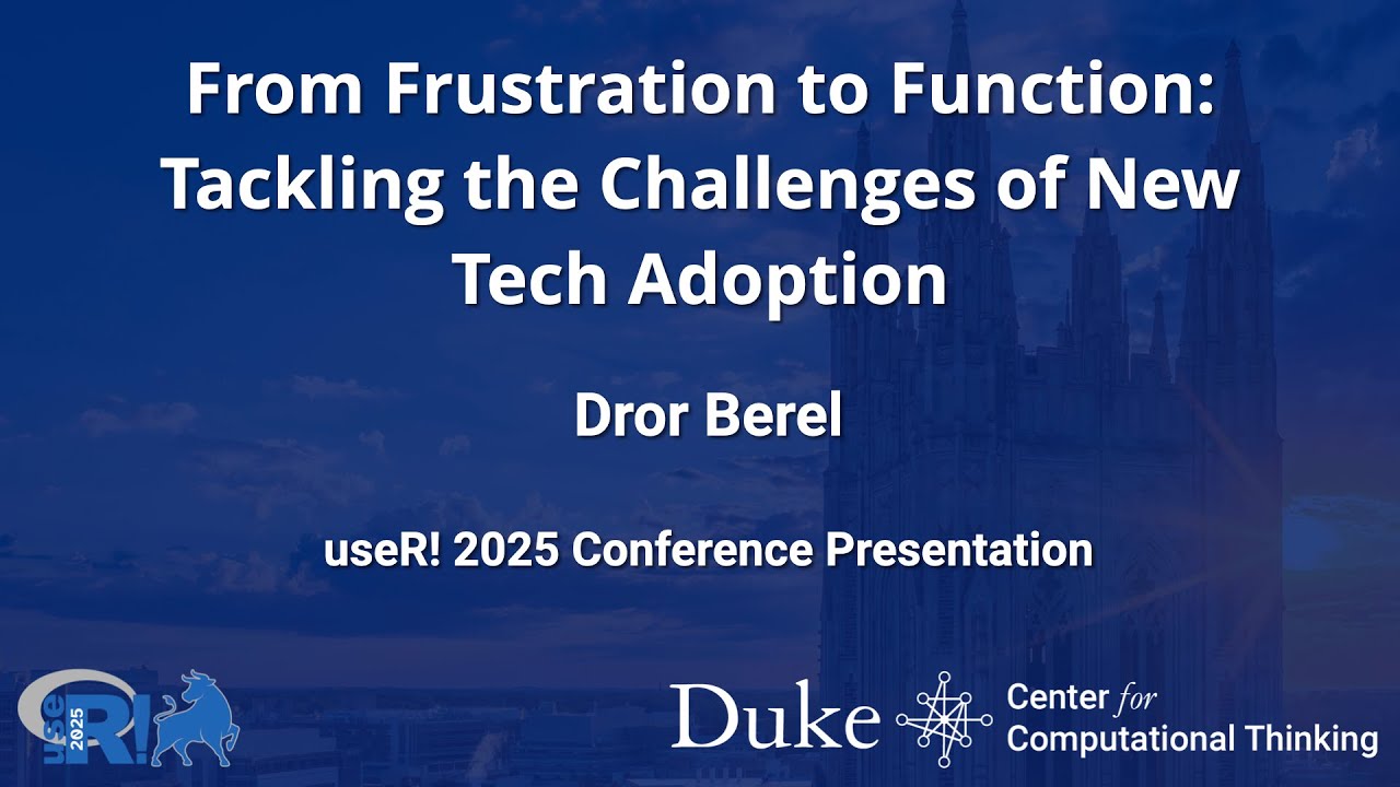 From Frustration to Function: Tackling the Challenges of New Tech Adoption  - Dror Berel