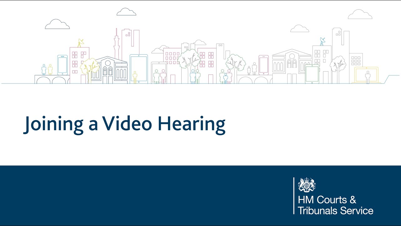 Joining a video hearing