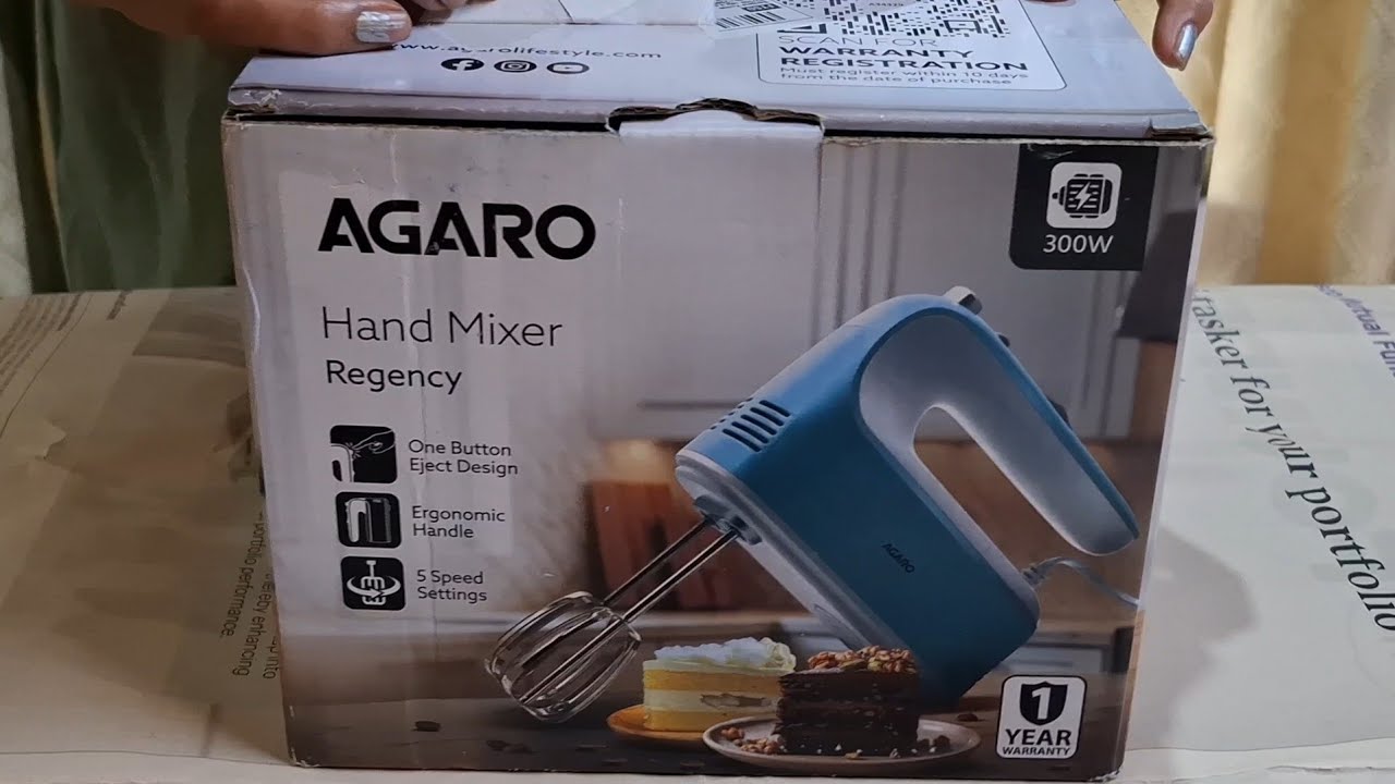 AGARO Hand Mixer || Agaro Hand Mixer Regency || Unboxing AGARO Hand Mixer || AGARO Hand Mixer Demo 