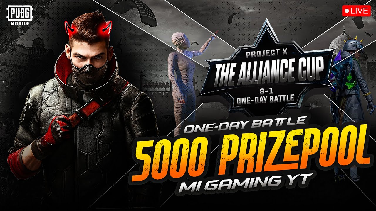 [URDU] • PUBG Mobile Project X – The Alliance Cup | 5,000 PKR | One-Day Battle 