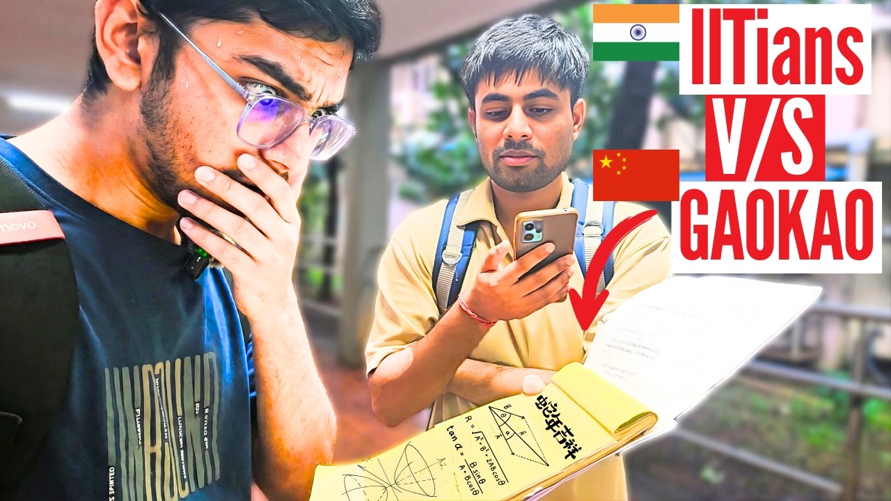 Can IITians Solve Chinese🇨🇳 Entrance Exam (Gaokao)?