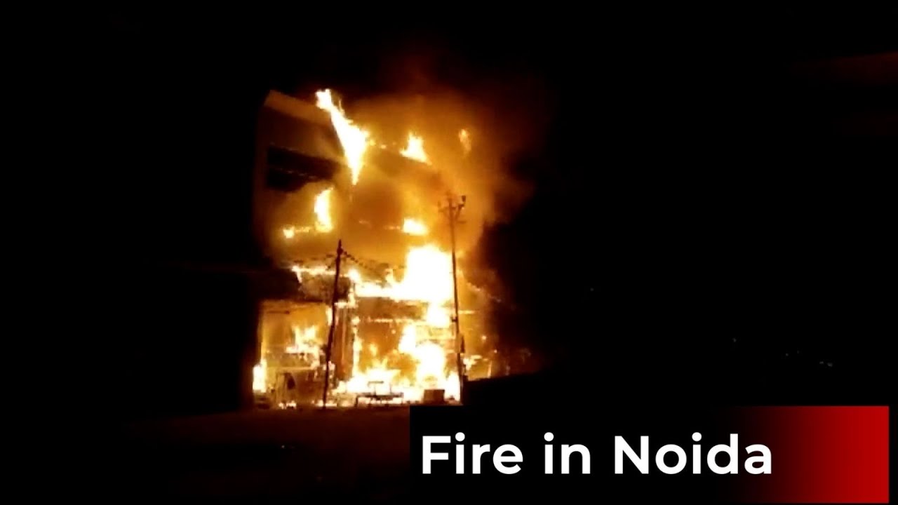 Fire at ATM kiosk engulfs multi-storey building in Noida