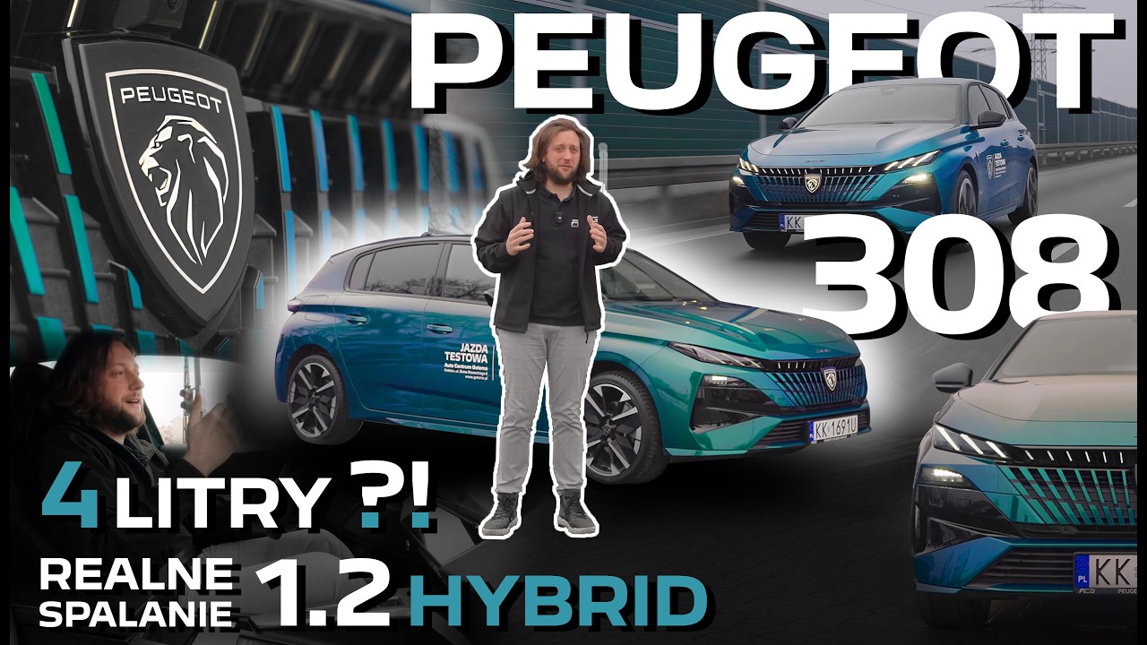 Nowy Peugeot 308 po liftingu SZOKUJE! Spalanie nas ZASKOCZYŁO! Pełny TEST 1.2 Hybrid I GolemoTV