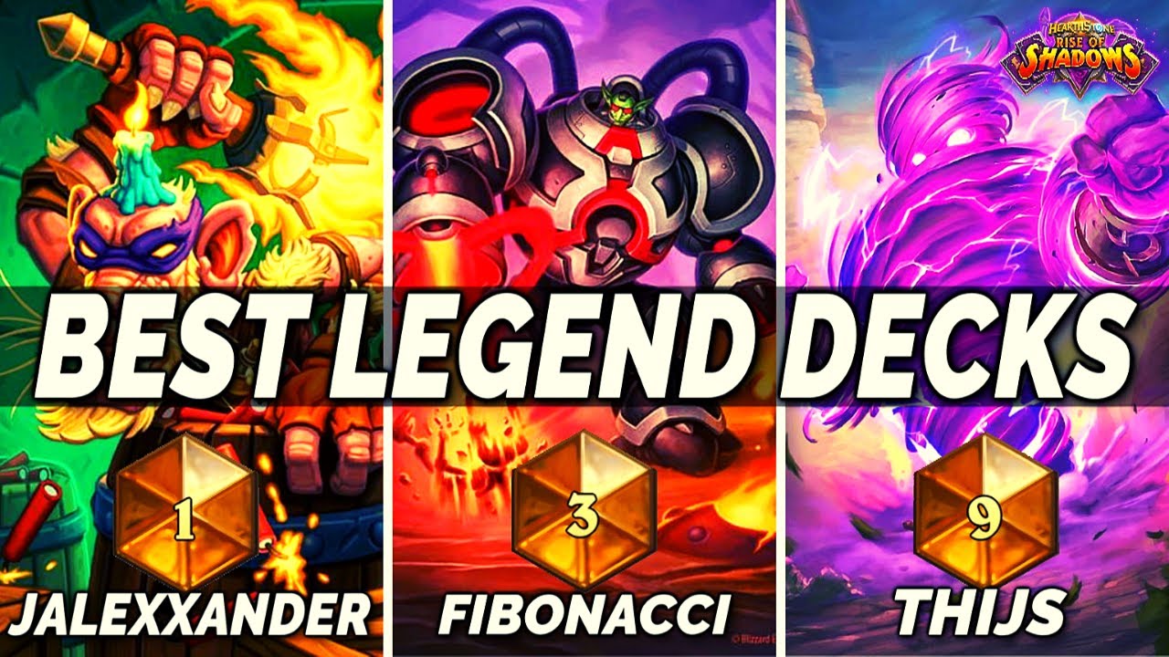 HearthStone BEST LEGEND STANDARD DECKS