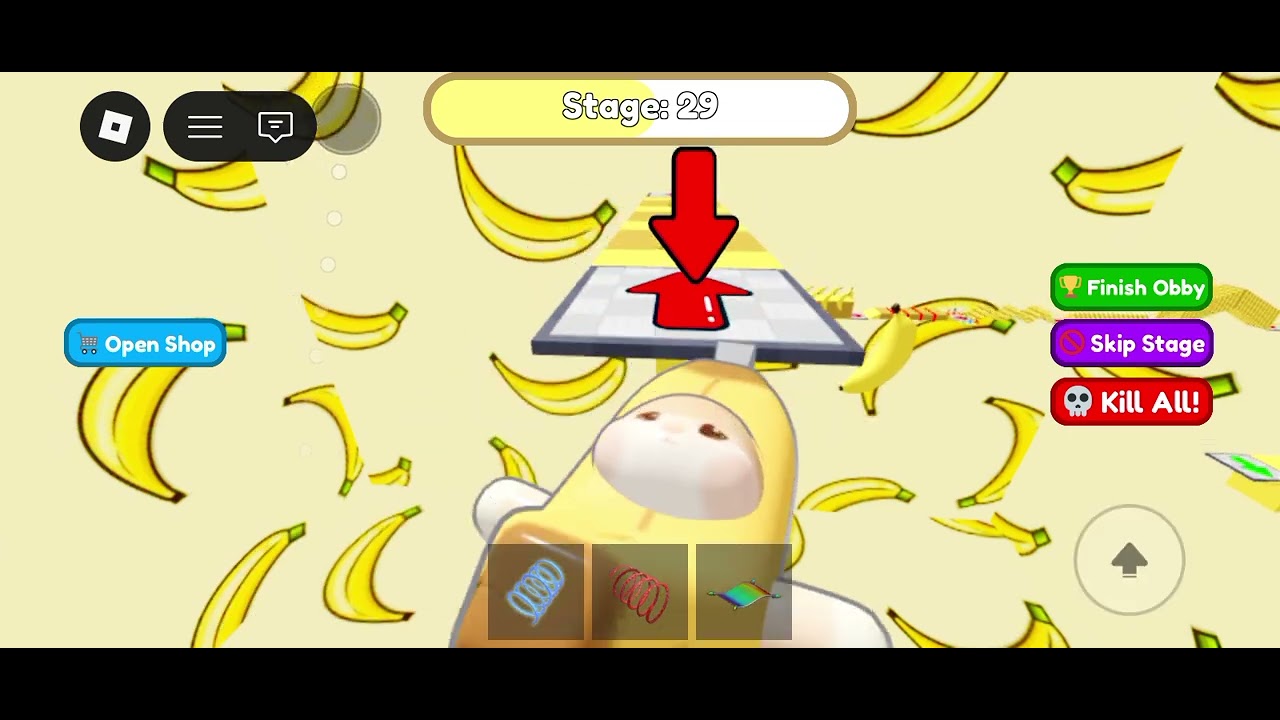 Banana Obby Roblox !