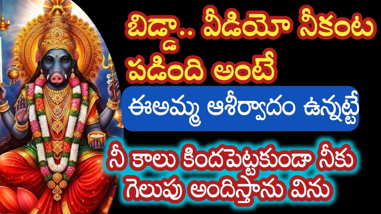 నీకోసం ఈమాట చెప్తున్నాను నా ఆశీర్వాదం వాళ్ళ నీకోరిక తీరుతుంది |varahidevi miracle @Pavithratalks