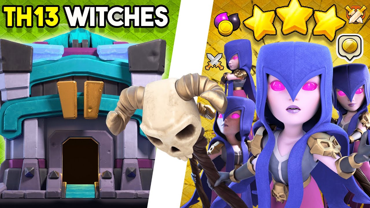The Ultimate Witch Guide || TH13 WITCH Attack Strategy 2023 works!