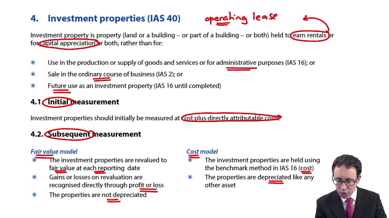 Investment property - ACCA Financial Reporting (FR)