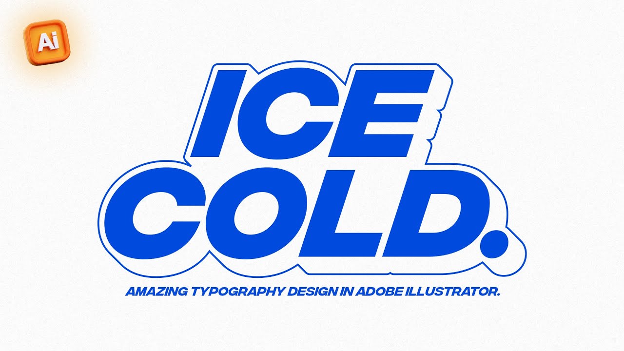 Text Effect in Adobe Illustrator.