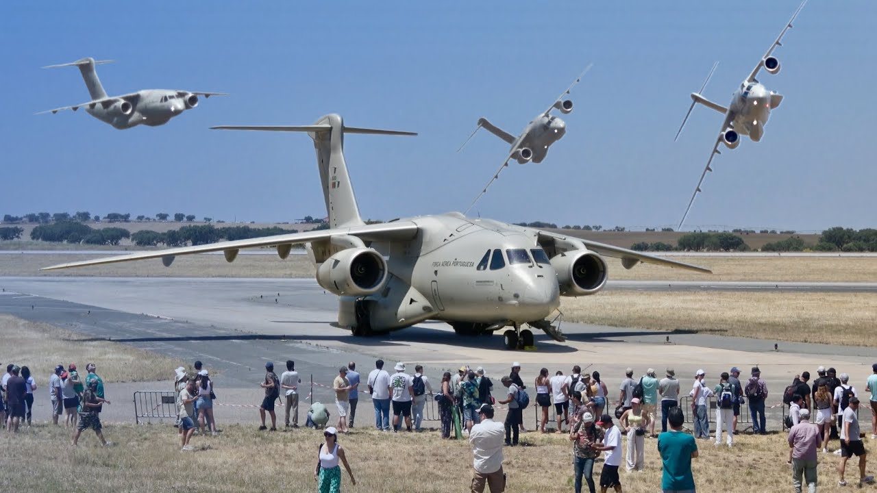Embraer KC-390 Flying Display at BEJA Airshow 2024
