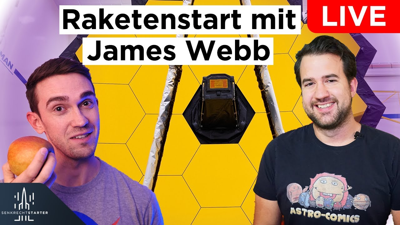 Live: Ariane V startet James Webb Space Teleskop - auf Deutsch