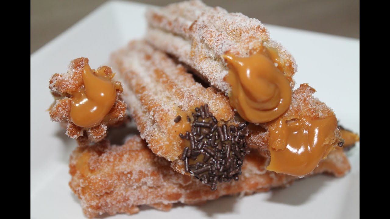 CHURROS DE DOCE DE LEITE SUPER FÁCIL  #60 Receitas de Pai