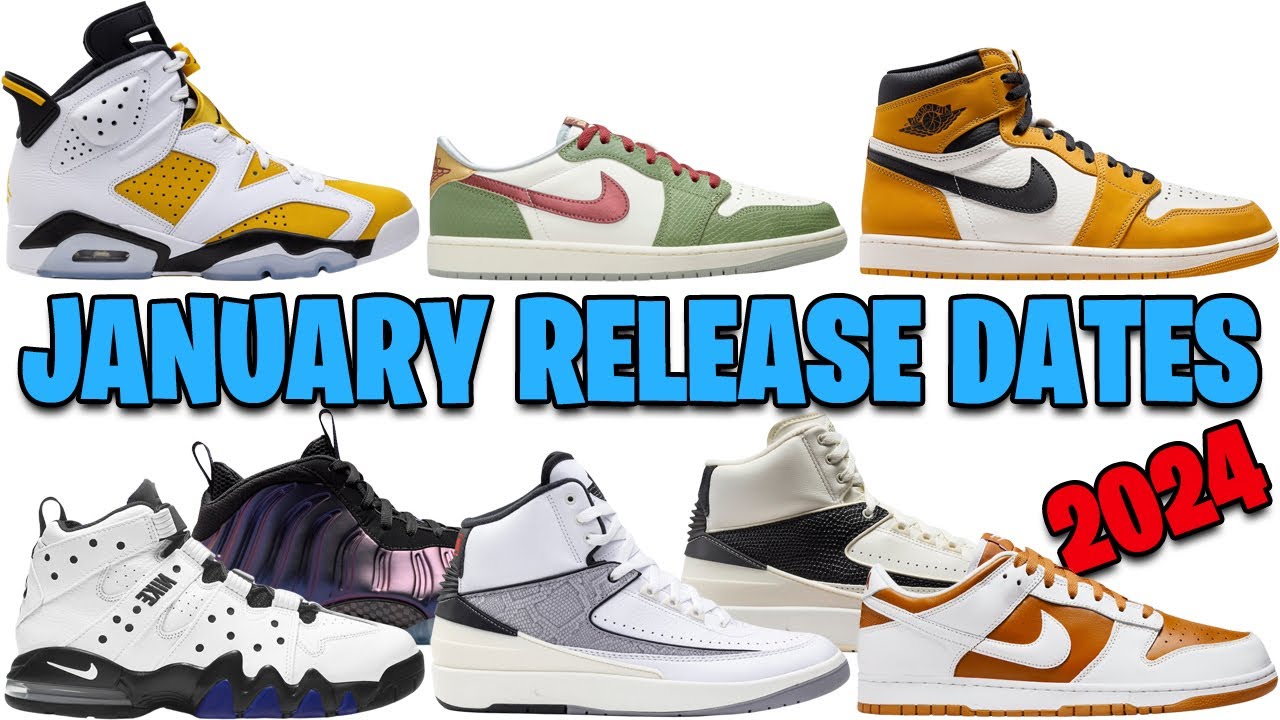 JANUARY 2024 AIR JORDAN + NIKE RELEASE DATES 🔥🔥🔥