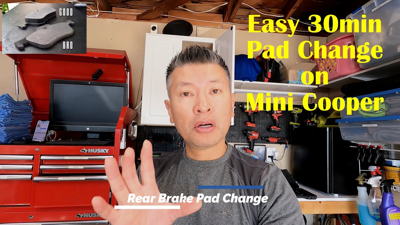 Mini Cooper Rear Brake Pad Change DIY - Easy 30min Job