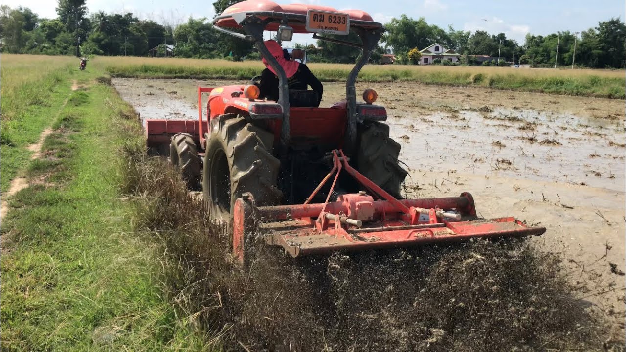 ปั่นนาตม กับ kubota L5018 Ep2