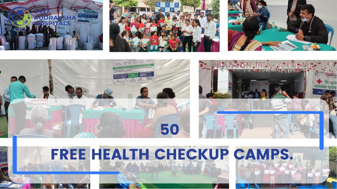 50 Free Health Checkup Camps Journey | Rudraksha Multispeciality Hospitals | Best Hospital | Bhopal