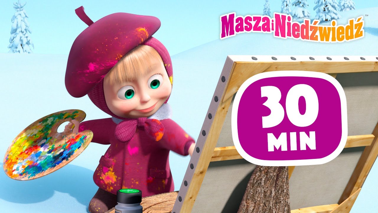 Masza i Niedźwiedź  🖼 Obraz 👩‍🎨 Kolekcja 40 ⏱ 30 min 👱‍♀️ Masha and the Bear