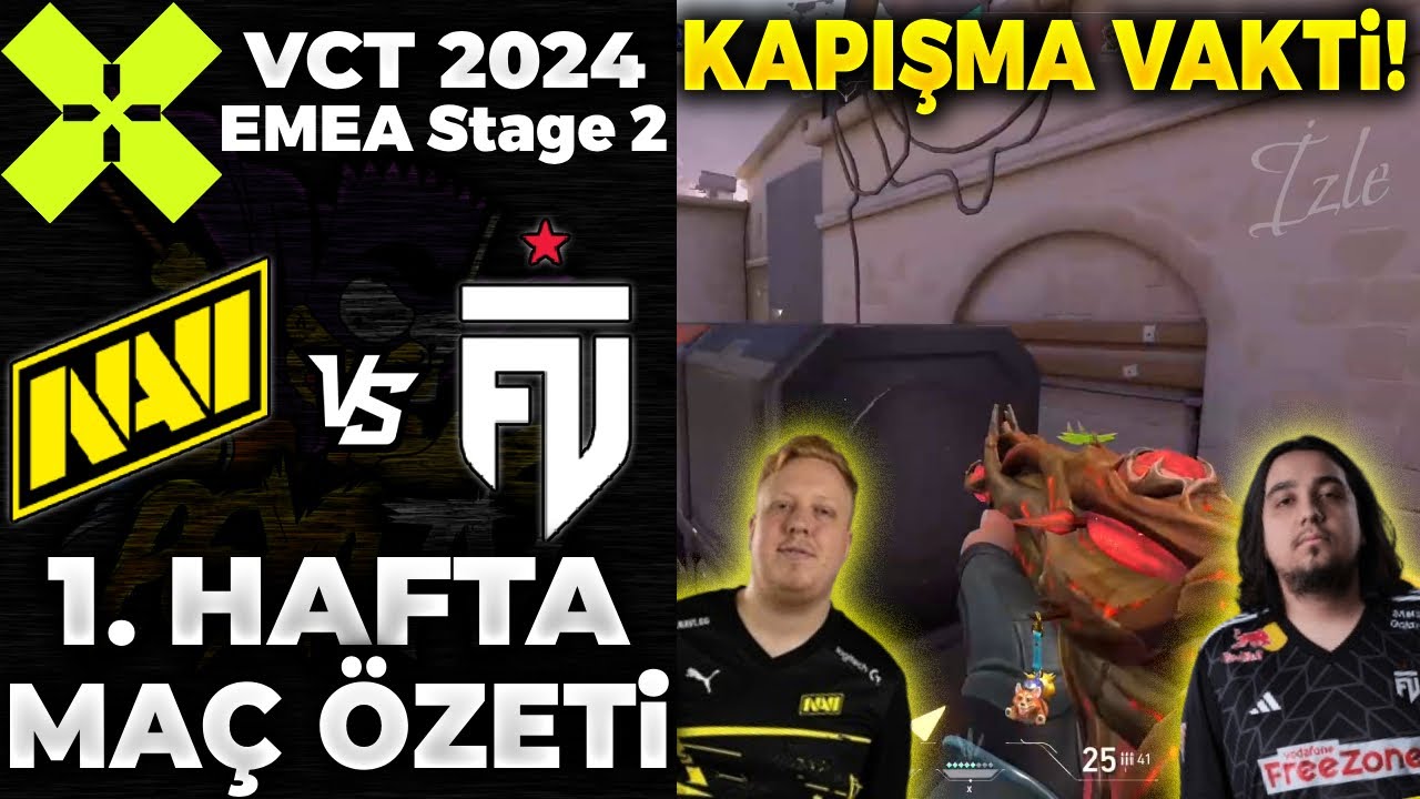 NAVI vs FUT MAÇ ÖZETİ | VALORANT 2024 EMEA Stage 2 - 1. HAFTA
