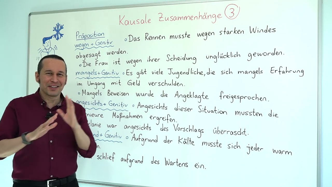 Almanca C1 İleri Seviye Ders - 27 Kausale Zusammenhänge | Bölüm - 3