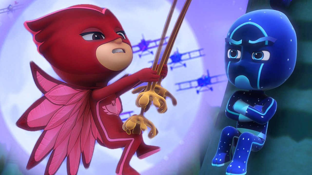 Pyjamashjältarna - Upp I Det Blå, Ugglis - PJ Masks På Svenska - Barnsånger