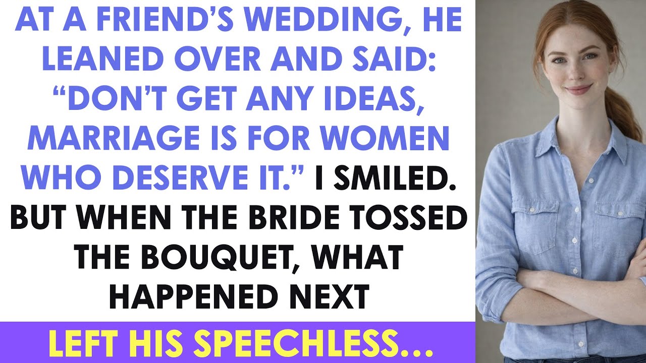 At A Friend’s Wedding, He Leaned Over And Said: “Don’t Get Any Ideas, Marriage Is...