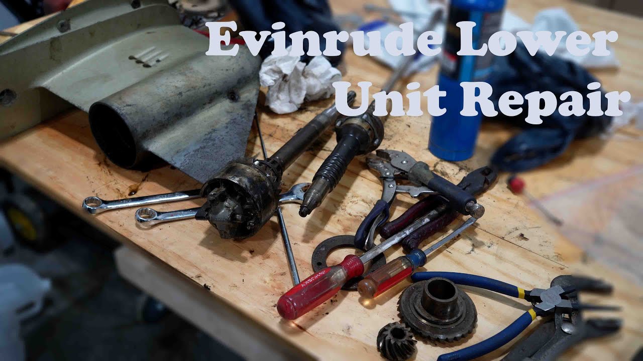 Исправление заклинившего нижнего блока Evinrude