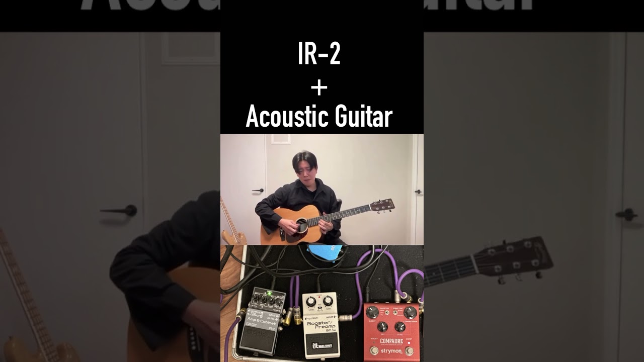 "Can be used for Acoustic" Boss IR-2 + Acoustic Guitar Live Streaming Guitar Play 25 