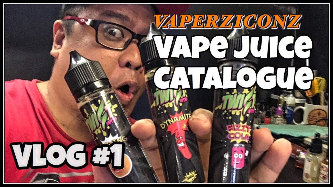VAPERZICONZ VAPE JUICE CATALOGUE | VLOG #1