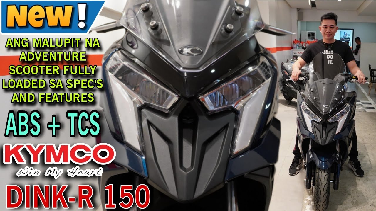 KYMCO DINK R 150 Blue Ang Adventure Scooter na Loaded sa Specs at Features