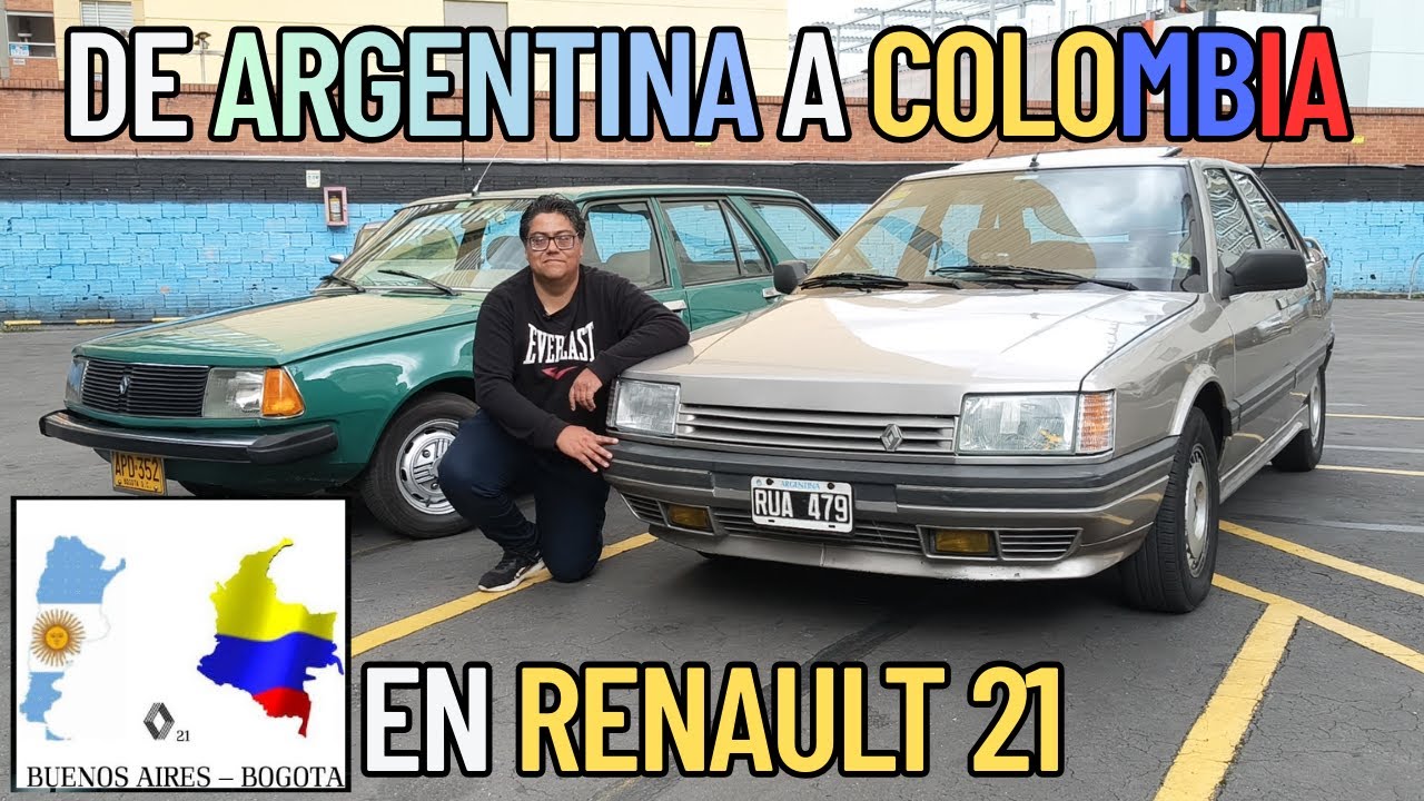 Viaje internacional en RENAULT 21. Argentina - Chile - Perú - Ecuador - Colombia.