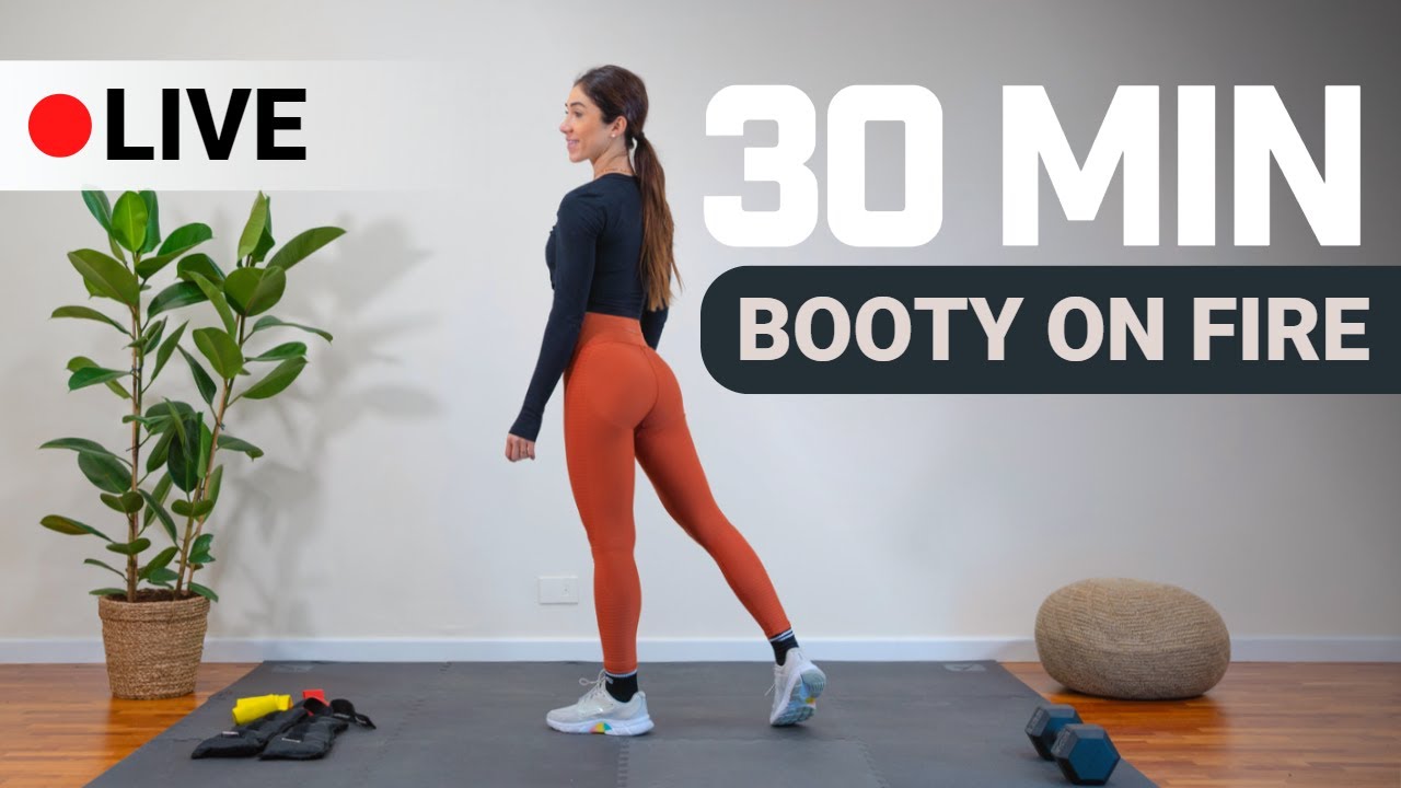 LIVE BOOTY ON FIRE - 30 minuti di allenamento con esercizi per glutei alti e tonici