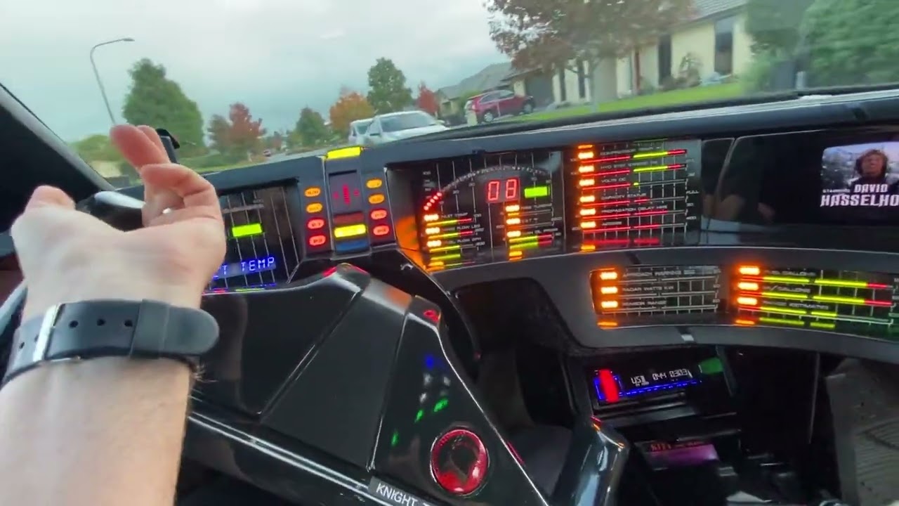 Driving KITT from Knight Rider 2023