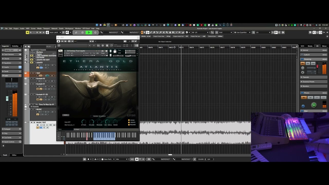 ETHERA GOLD ATLANTIS 3 - TECH DEMO -  Fantasy True Legato - By Lara Ausensi