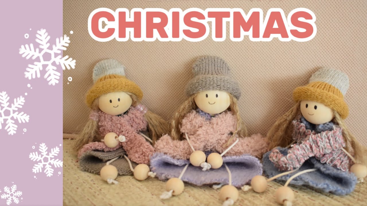 Get Your Christmas Craft On With This Fabulous Doll Tutorial! 🎄❤️✨