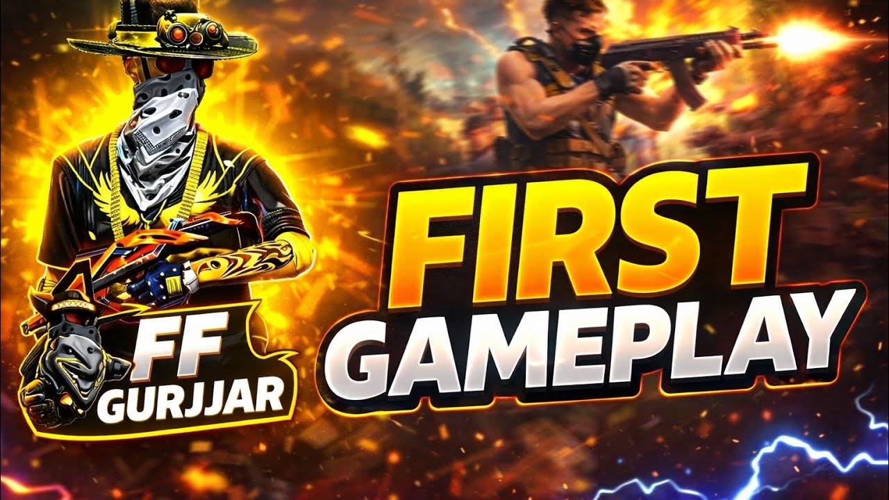 My First Free Fire Gameplay | Headshots & Sound Effects 🔥 | FF GURJJAR 🎮