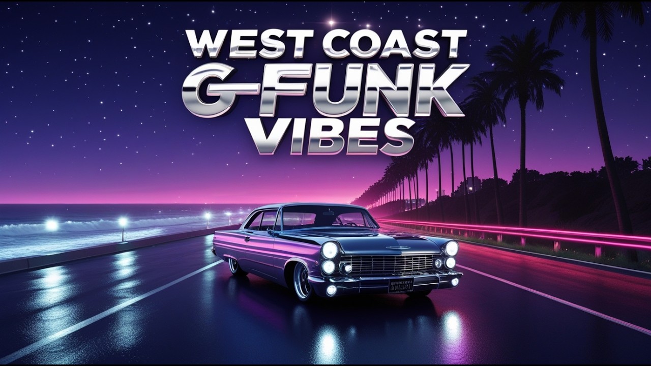 🚘 California G-Funk Cruise 🌅 Sunset Boulevard Ride | West Coast Hip Hop Vibes