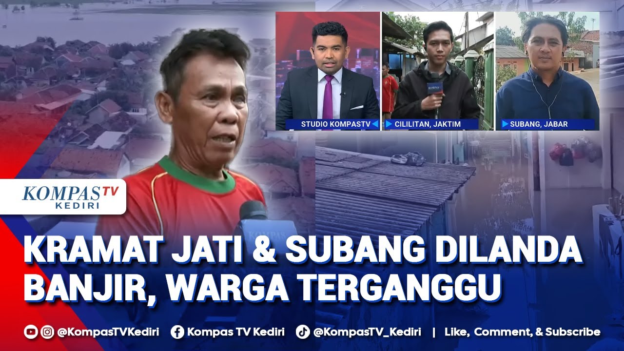 [LIVE] Banjir Masih Genangi Kramat Jati Jakarta dan Subang, Aktivitas Warga Terdampak