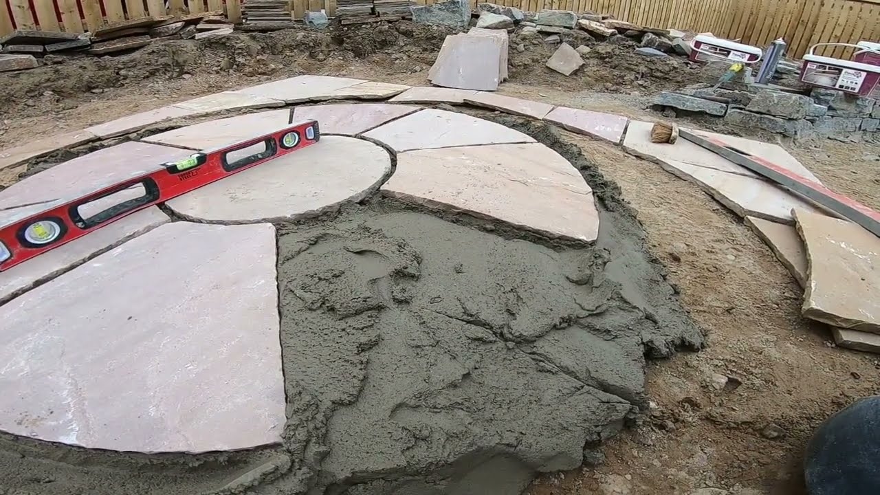 How to Lay a Sandstone Circle