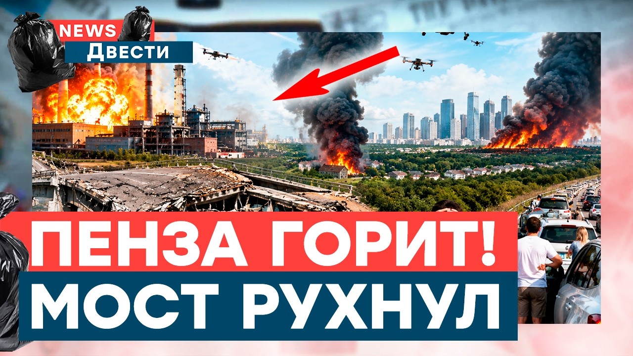 УЖАСНЫЙ ДЕНЬ ДЛЯ КРЕМЛЯ: ПЕНЗА &mdash; МИНУС ЗАВОД, ДОНЕЦК &mdash; МИНУС МОСТ! ПОДМОСКОВЬЕ СМОТРИТ НА ЧЕРНЫЙ ДЫМ