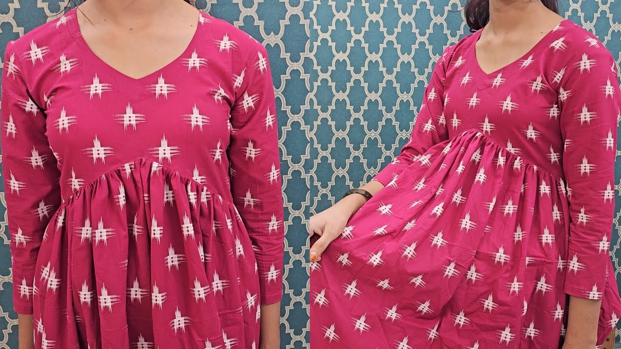 Trendy Alia Cut Kurti Cutting and Stitching | Kurti Designs | Readymade Kurti Style | Amina Boutique