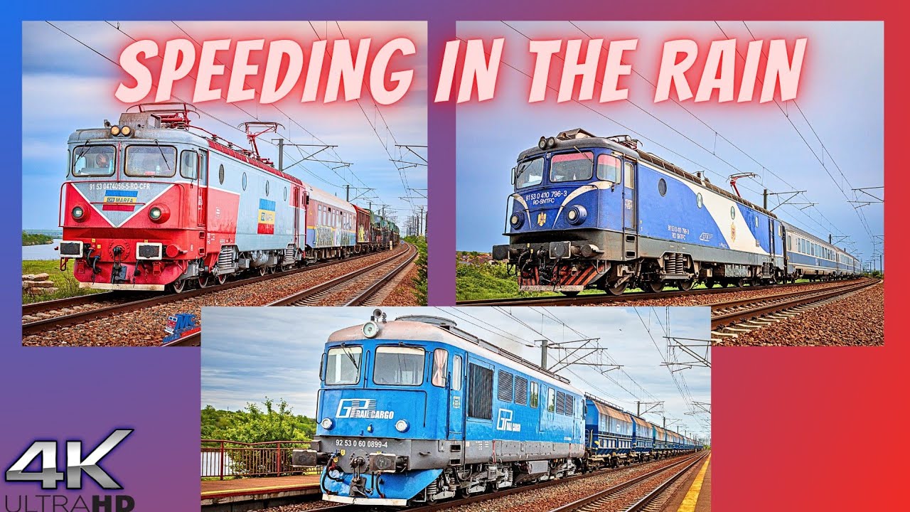 Viteza prin Ploaie pe M800 | Rainy #trainspotting day #railway #railfan #trenuri #speed #travel