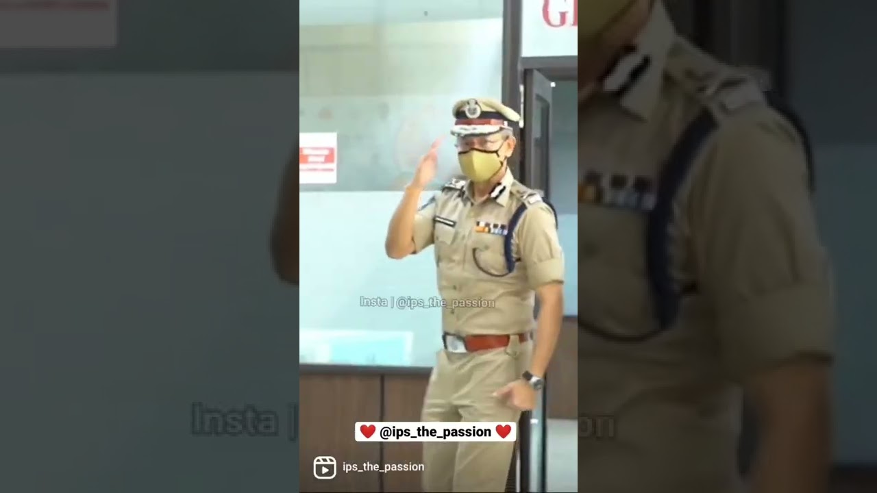 IPS DGP Gautam Sawang Sir Grand Entry   Police officer entry   IPS status #ipsentry #ips #short