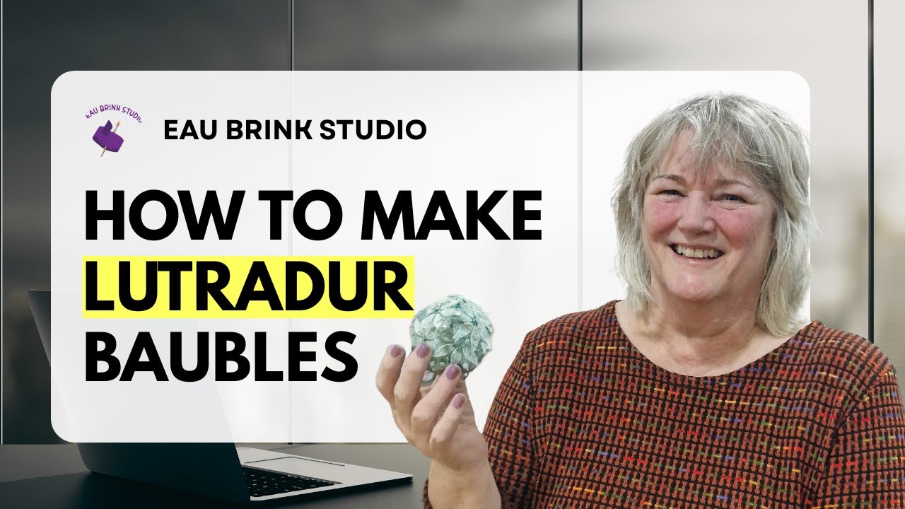 Making Baubles with Lutradur – Step-by-Step Textile Tutorial
