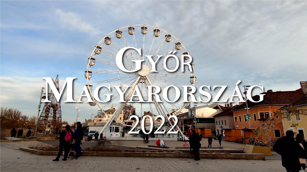 Téli képek Győr belvárosáról / Winter in Győr's old town, Hungary [4K]