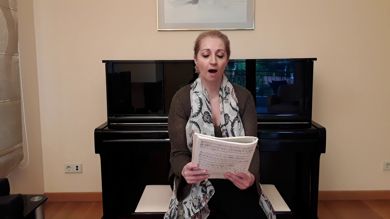 Come raggio di sol~pronunciation~Lilian Tsatsaroni