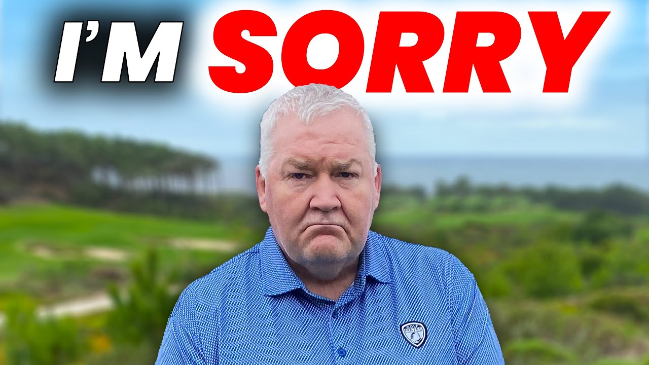 Golfer says SORRY for his actions !