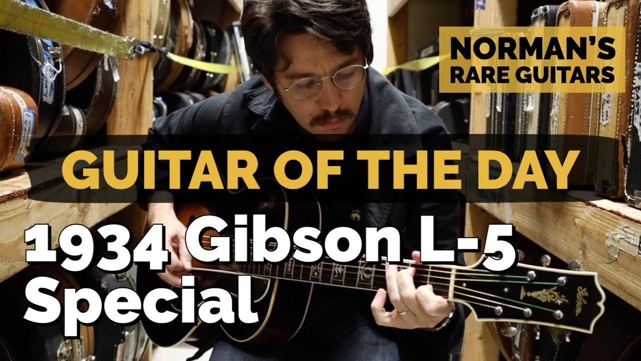 Guitar of the Day: 1934 Gibson L-5 Special | Norman's Rare Guitars