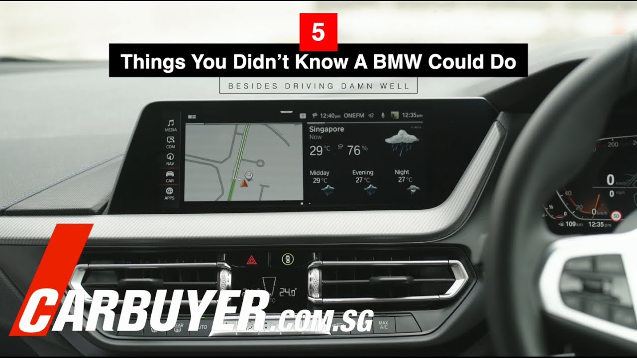 5 Things You Didn’t Know A BMW Could Do (Besides Driving Damn Well)  - CarBuyer Singapore