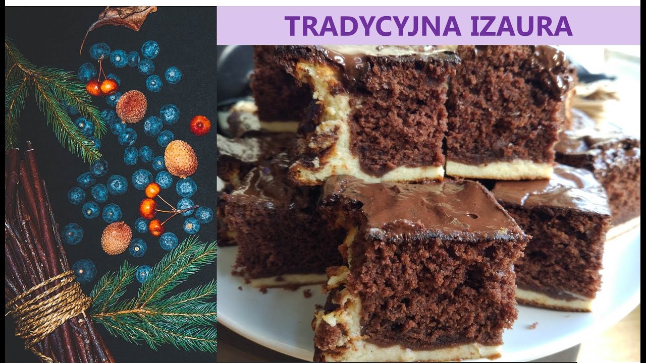 SERNIK IZAURA KLASYCZNE CIASTO CZEKOLADOWO SERNIKOWE MURZYNEK